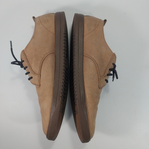 Clae Ellington Mens Tan Suede Lace Up Sneaker Oxford Shoes Size 10 - Picture 8 of 11